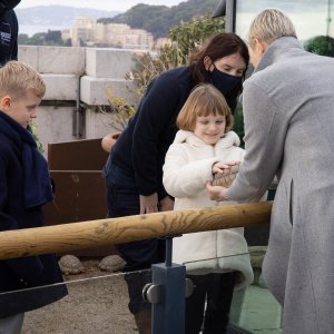 Princ Albert II i princeza Charlene s djecom