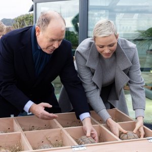 Princ Albert II i princeza Charlene s djecom