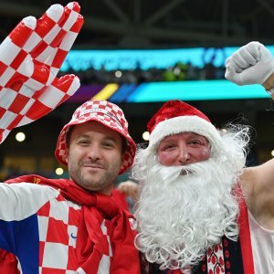 Navijači na utakmici Argentina - Hrvatska