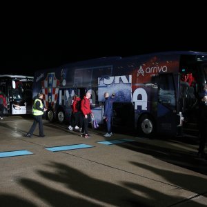 Dolazak Vatrenih na zagrebački aerodrom