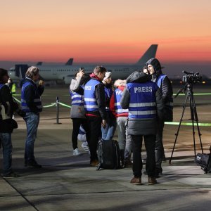 Dolazak Vatrenih na zagrebački aerodrom