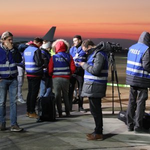 Dolazak Vatrenih na zagrebački aerodrom