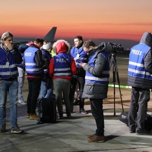 Dolazak Vatrenih na zagrebački aerodrom