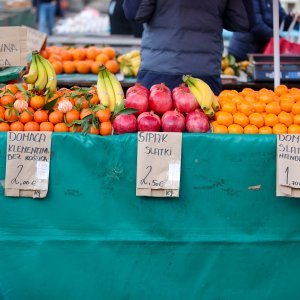Cijene u eurima na tržnicama diljem Hrvatske