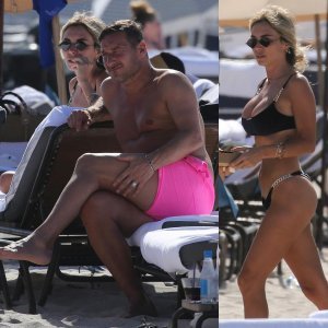 Francesco Totti s djevojkom na plaži