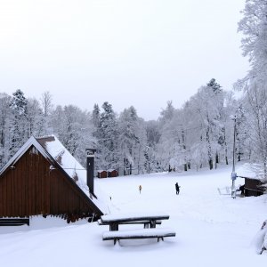 Snijeg na Sljemenu