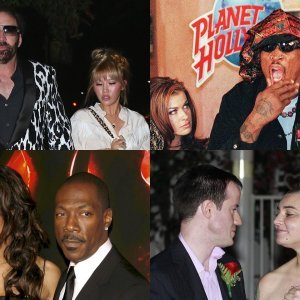 Nicolas Cage i Erika Koike, Carmen Electra i Dennis Rodman, Eddie Murphy & Tracey Edmonds, Sinead O'Connor & Barry Herridge