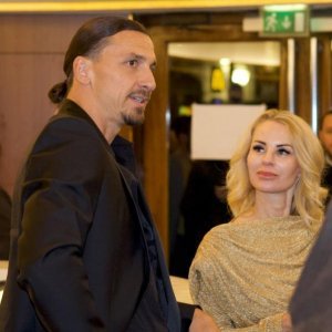 Zlatan Ibrahimović sa suprugom
