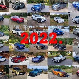 2022. godine smo vozili puno različitih automobila