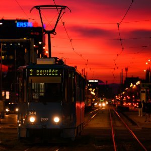 Zalazak sunca nad Zagrebom