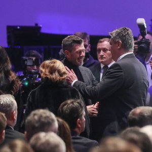 Zvonimir Boban i Andrej Plenković