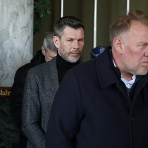 Zvonimir Boban i Robert Prosinečki u počasnoj straži