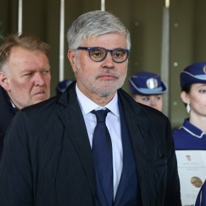 Robert Prosinečki i Aljoša Asanović u počasnoj straži