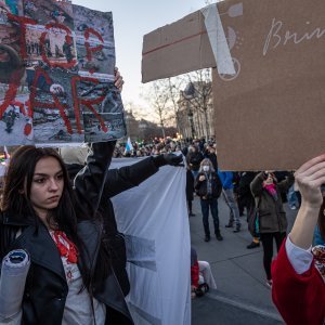 Antiratni prosvjedi širom svijeta na godišnjicu ruske invazije na Ukrajinu