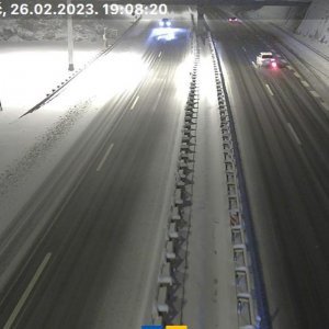 Autocesta A1 pod snijegom