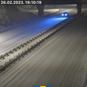 Autocesta A1 pod snijegom