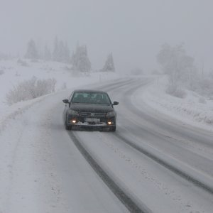 Novi snijeg kod Plitvičkih jezera