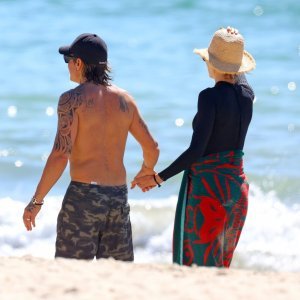 Nicole Kidman i Keith Urban na plaži