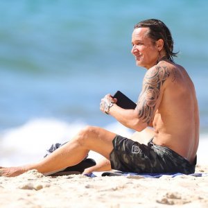 Nicole Kidman i Keith Urban na plaži