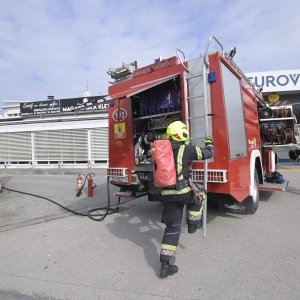 Požar u restoranu Magazinska klet na Peščenici