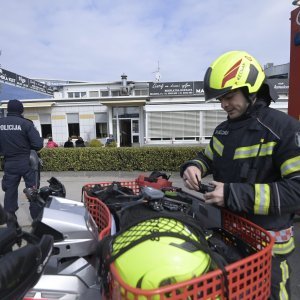 Požar u restoranu Magazinska klet na Peščenici