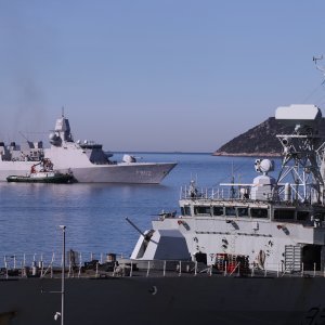 Dolazak nizozemske fregate RM HNLMS De zeven provincien u splitsku luku