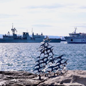 Brod kanadske mornarice HMCS Fredericton u Splitu