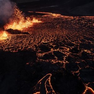 Erupcija vulkana Meradalir na Islandu