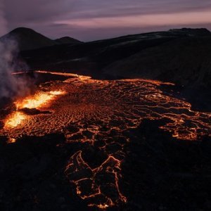 Erupcija vulkana Meradalir na Islandu