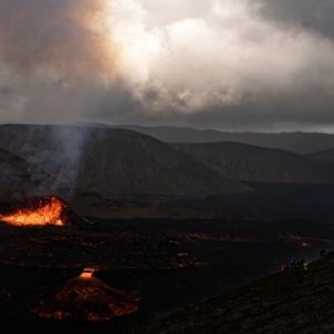 Erupcija vulkana Meradalir na Islandu