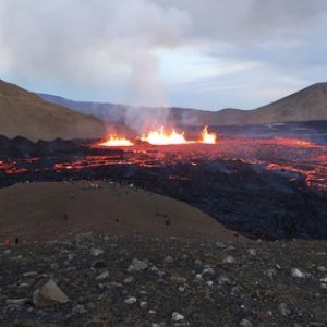 Erupcija vulkana Meradalir na Islandu