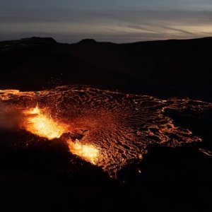 Erupcija vulkana Meradalir na Islandu