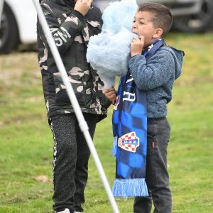 Vedran Ćorluka i Robert Knjaz na snimanju