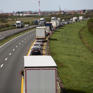 Kilometarske kolone na zagrebačkoj obilaznici