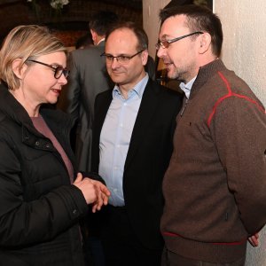 Sandra Benčić, Zvonimir Frka-Petešić i Arsen Bauk