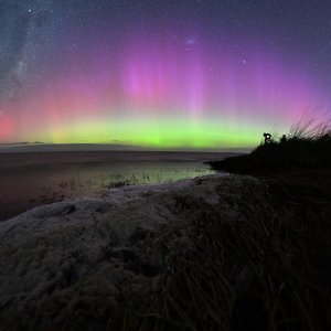 Južna polarna svjetlost na Novom Zelandu
