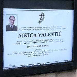 Sprovod Nikice Valentića