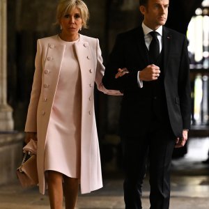 Birgitte i Emmanuel Macron