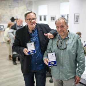 Otvorenje izložbe fotografija dobitnika 'Tošo Dabac' Aleksandra Bonačića i Ognjena Karabegovića