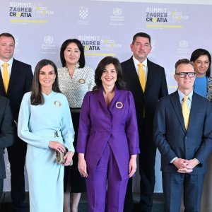 Španjolska kraljica Letizia na Samitu supružnika europskih čelnika