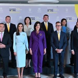 Španjolska kraljica Letizia na Samitu supružnika europskih čelnika