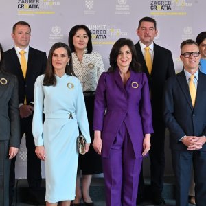Španjolska kraljica Letizia na Samitu supružnika europskih čelnika