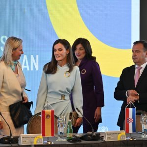 Španjolska kraljica Letizia na Samitu supružnika europskih čelnika