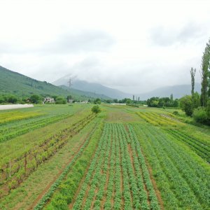 Fotografije iz zraka poplavljenih polja na vrgoračkom području