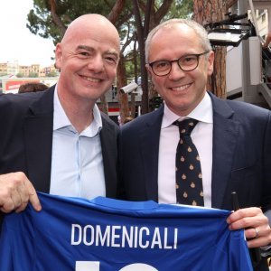 Gianni Inafantino i Stephano Domenicali