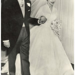 Vjenčanje princeze Margaret Rose, sestre kraljice Elizabete II., i Davida Armstrong-Jonesa, 06.05.1960.