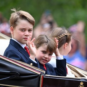 Prinčevi George i Louis, princeza Charlotte