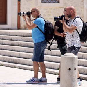 Sunčanu subotu mnogi su iskoristili za šetnju Zadrom