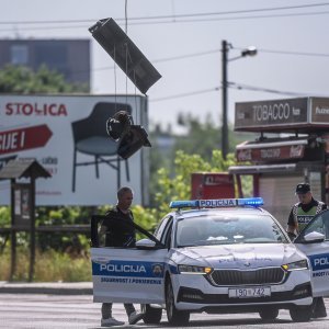 Otkinut semafor na Remetinečkoj cesti