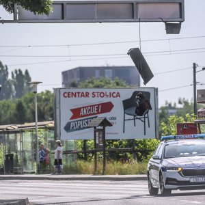 Otkinut semafor na Remetinečkoj cesti